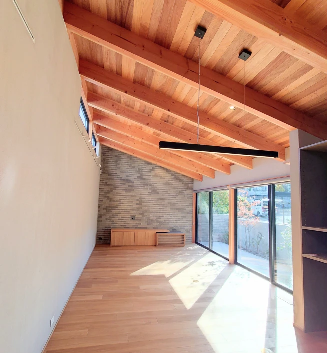 リビングをすっきりとやわらかく演出